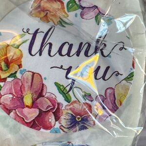 Floral Thank You Sticker